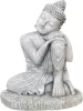  Product image 3 of the product “Hema - Buddha relax - left knee is up, 45 cm H | cast stone ”